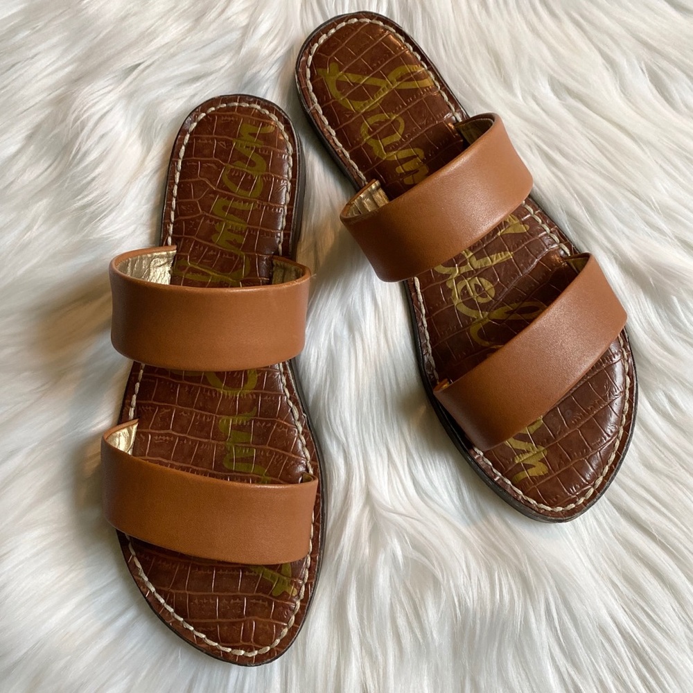 Sam Edelman Gala Leather strap flat Sandals